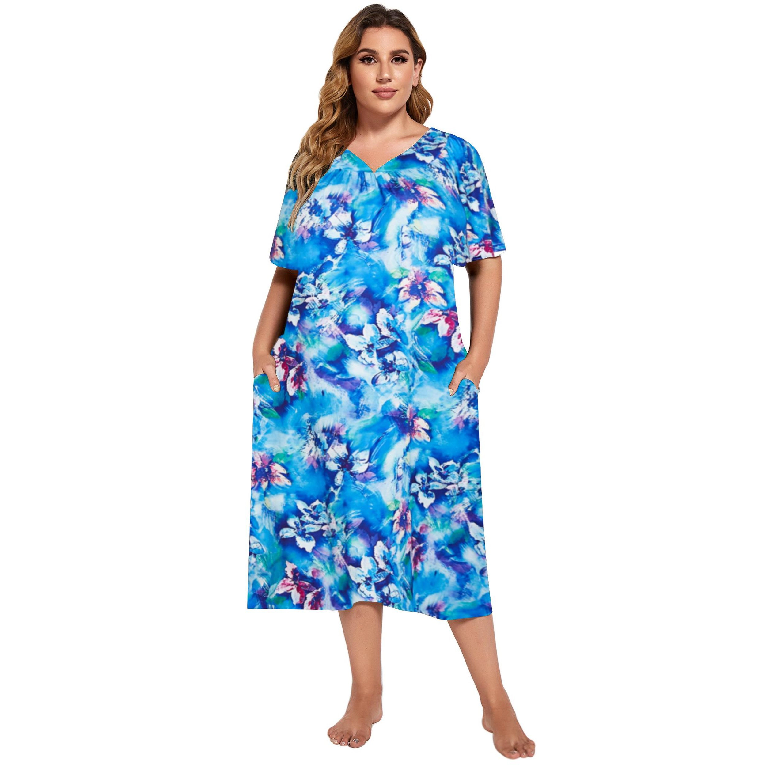 Ekouaer Womens House Dress with Pockets