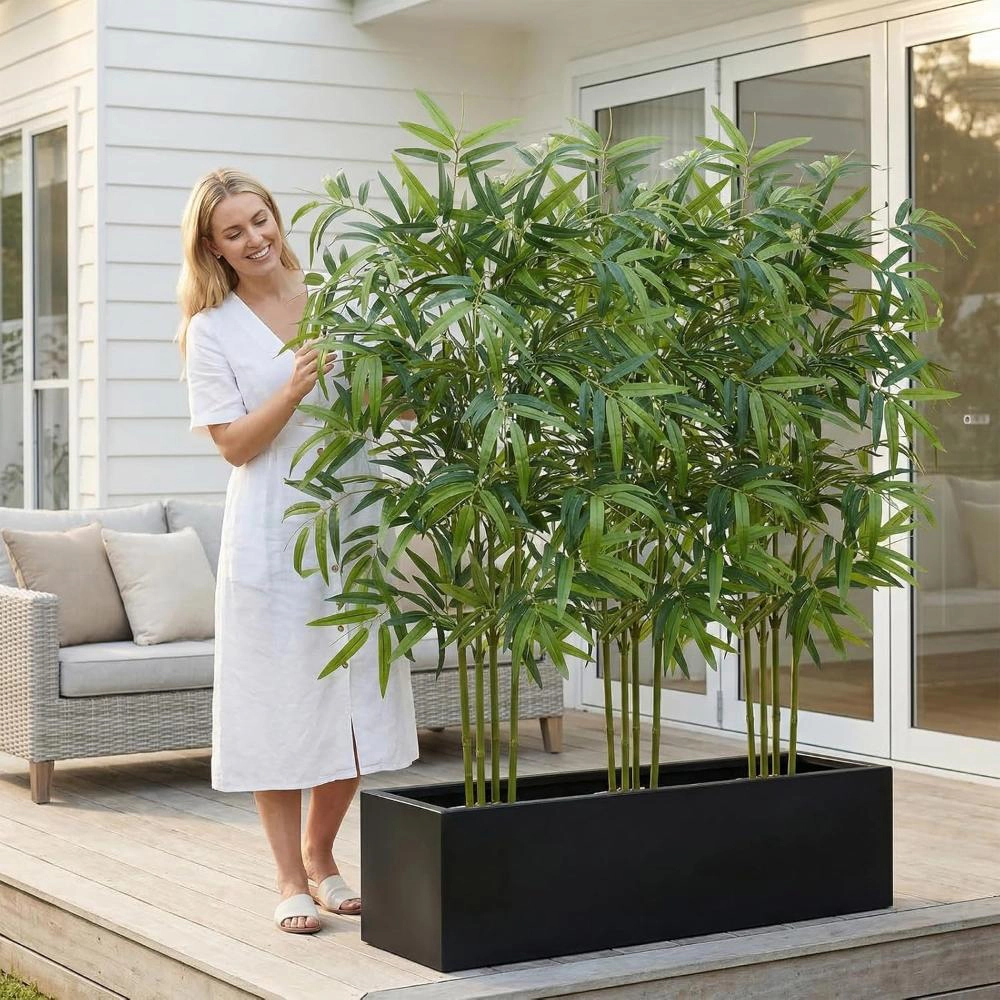Majestic Crafters Faux Bamboo Tree Indoor Outdoor Decor