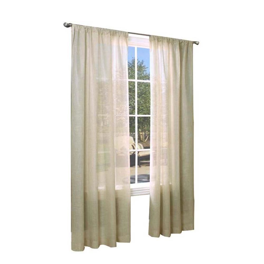 Commonwealth Thermasheer Weather Vane Insulated Pocket Top Panel - 50"x72" - Linen
