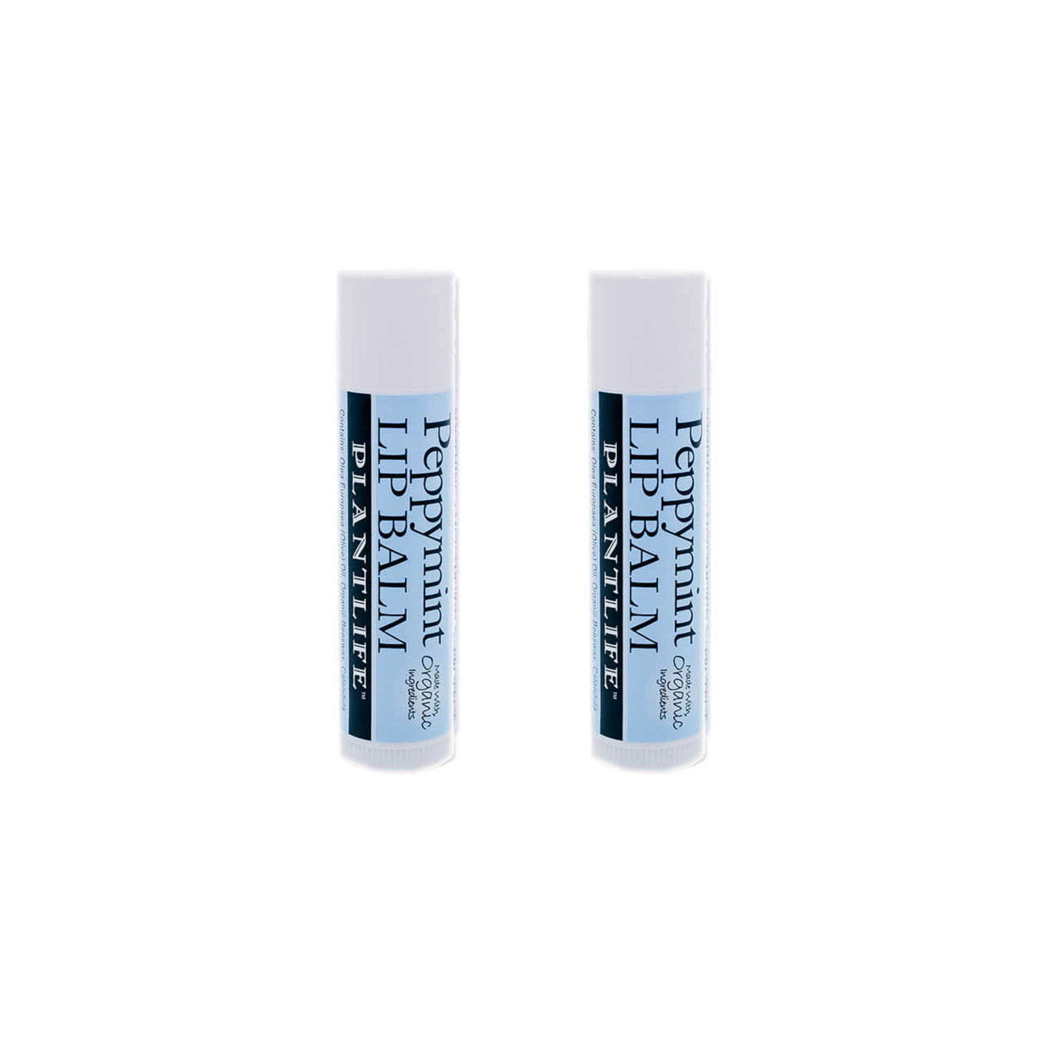 Plantlife PeppyMint Lip Balm 2-Pack