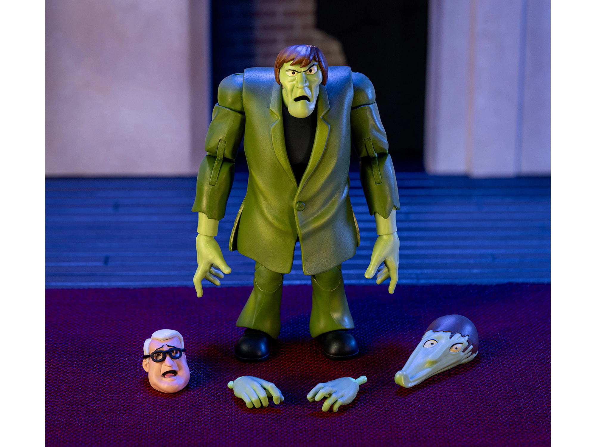 Jada Creeper 6" Moveable Figure with Accessories and Alternate Head and Hands "Scooby-Doo!" Franchise Model by Jada