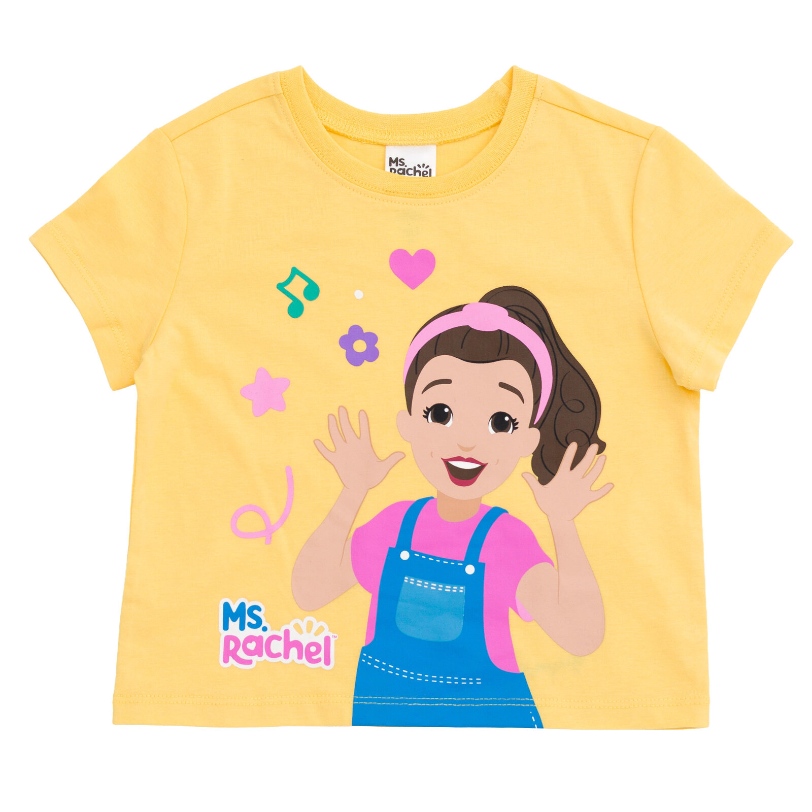 Ms. Rachel Girls' Athletic 2-Piece T-Shirt and Shorts Set