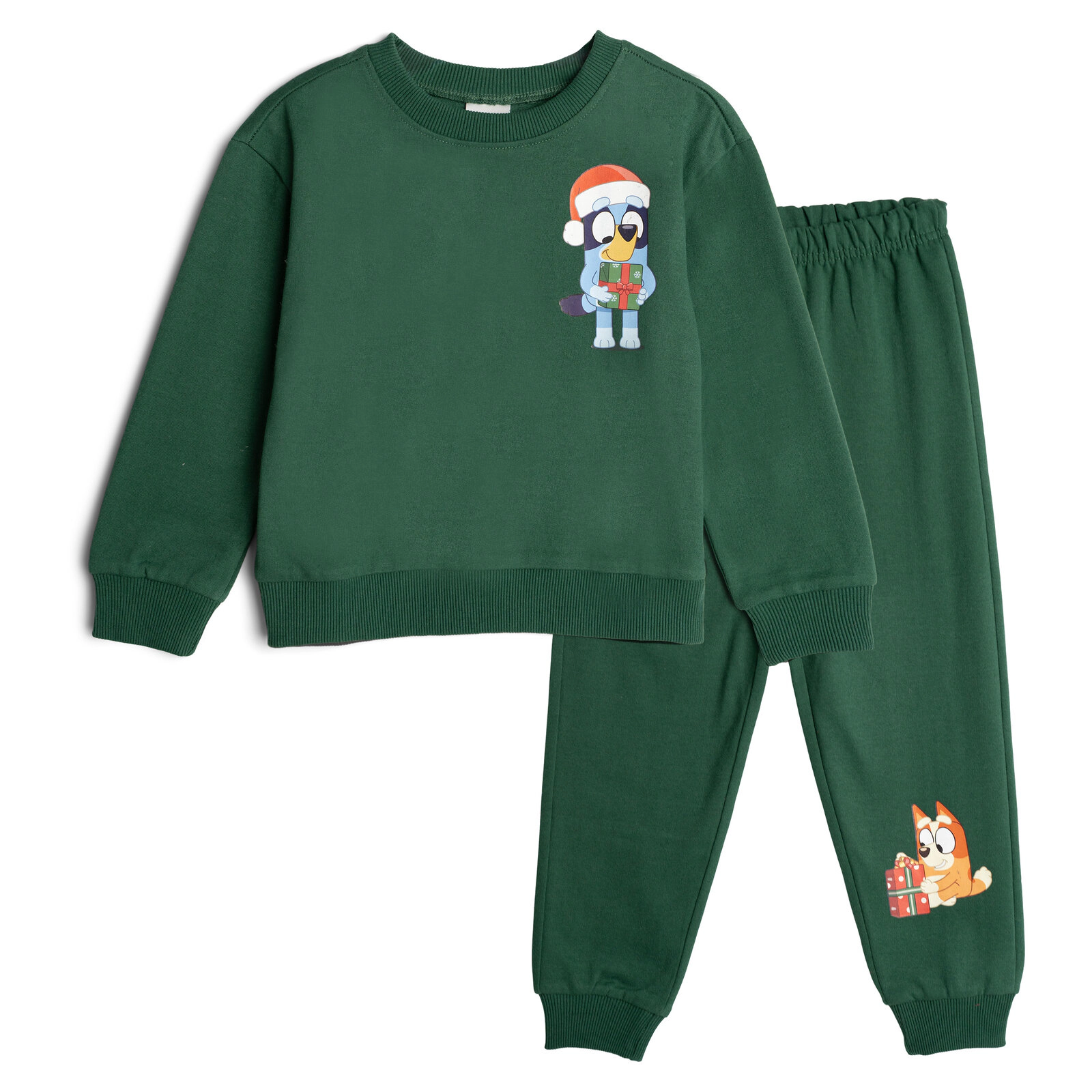 Bluey Boys' 2-Piece Fleece Sweatshirt and Pants Set