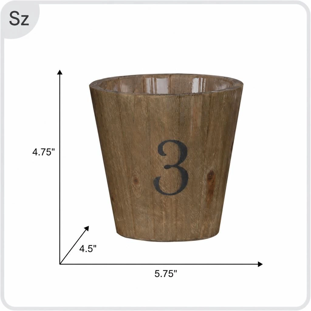 WOW PIONEER Solid Wood Garden Planter for Patio Backyard Porch Balcony Yard Entryway