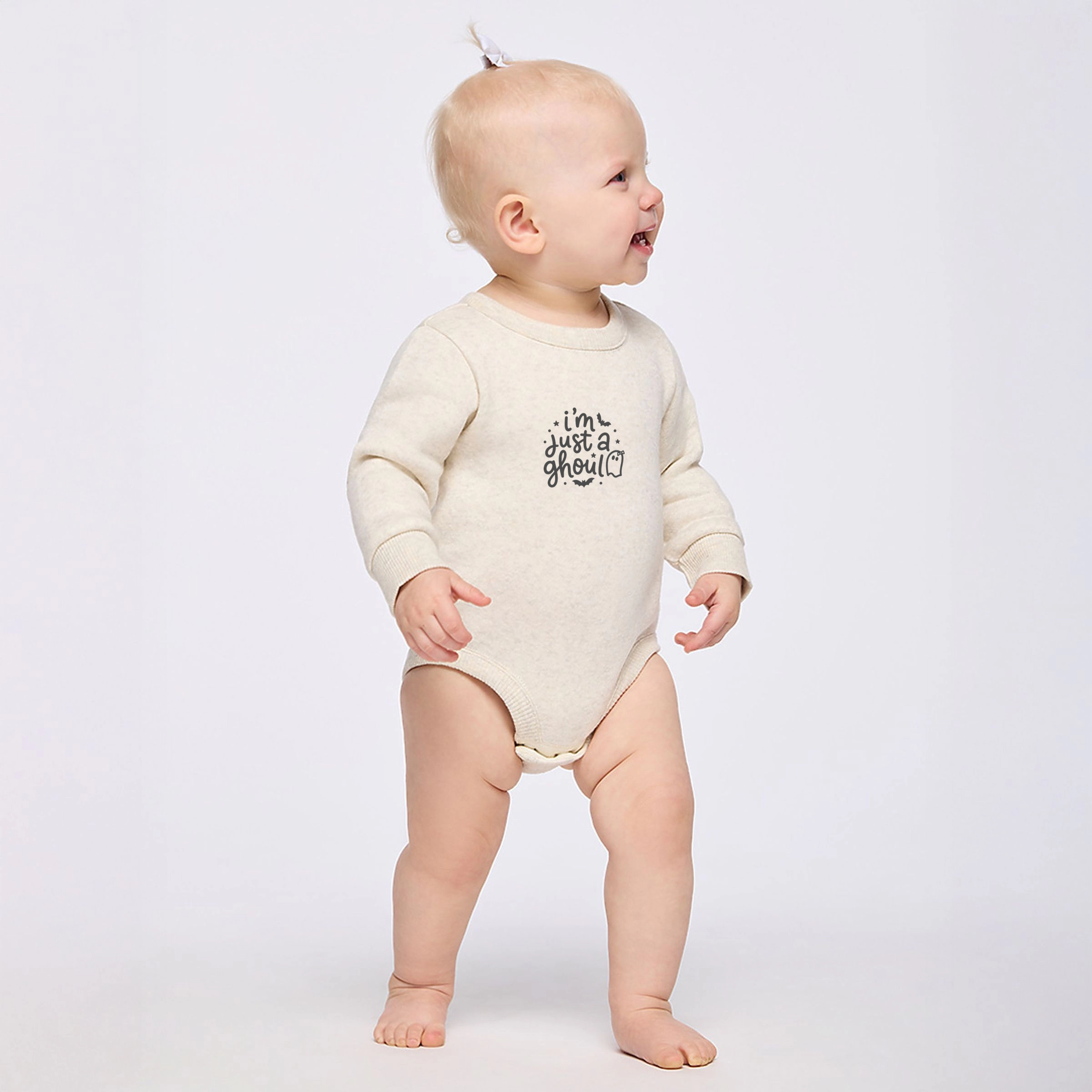The Juniper Shop - Infant Fleece BodySuit I'm Just A Ghoul