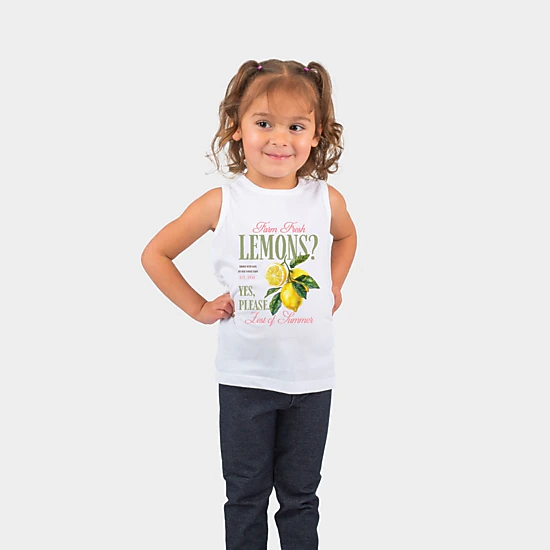 The Juniper Shop - Farm Fresh Lemons Zest of Summer - Toddler Graphic Tank