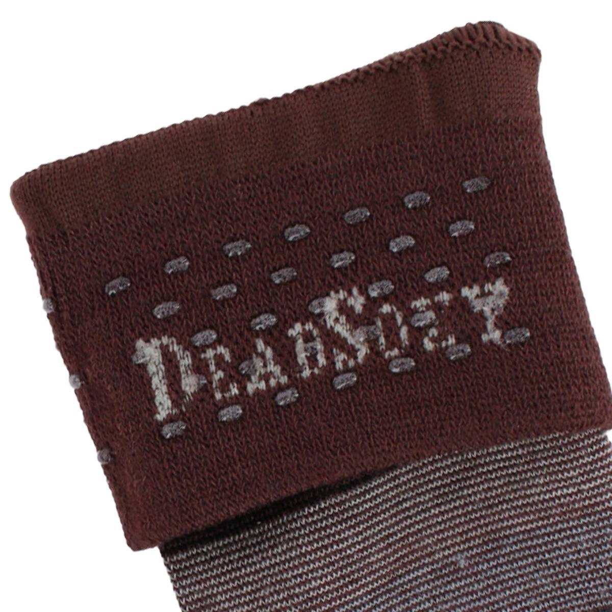 Dead Soxy Men's Thick Stripe Mid-Calf Premium Novelty Dress Socks (1 Pair)