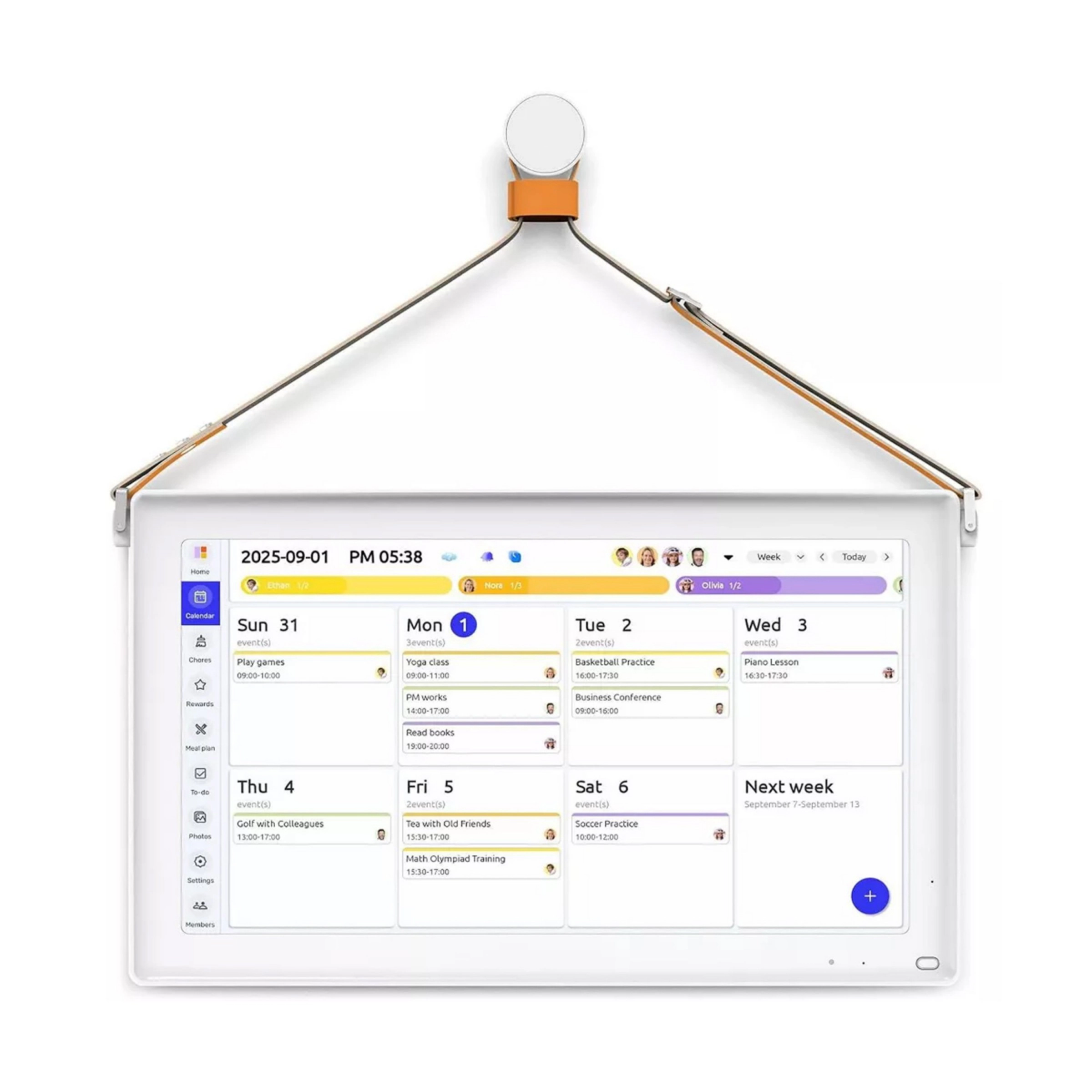 Everblog 21.5" Touch Digital Calendar Chore Chart 1080p IPS