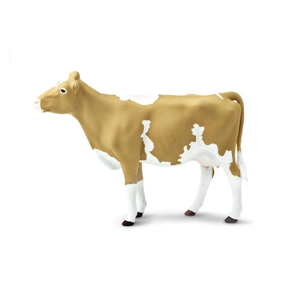 Safari Ltd. - Guernsey Cow Kids Toy Figure