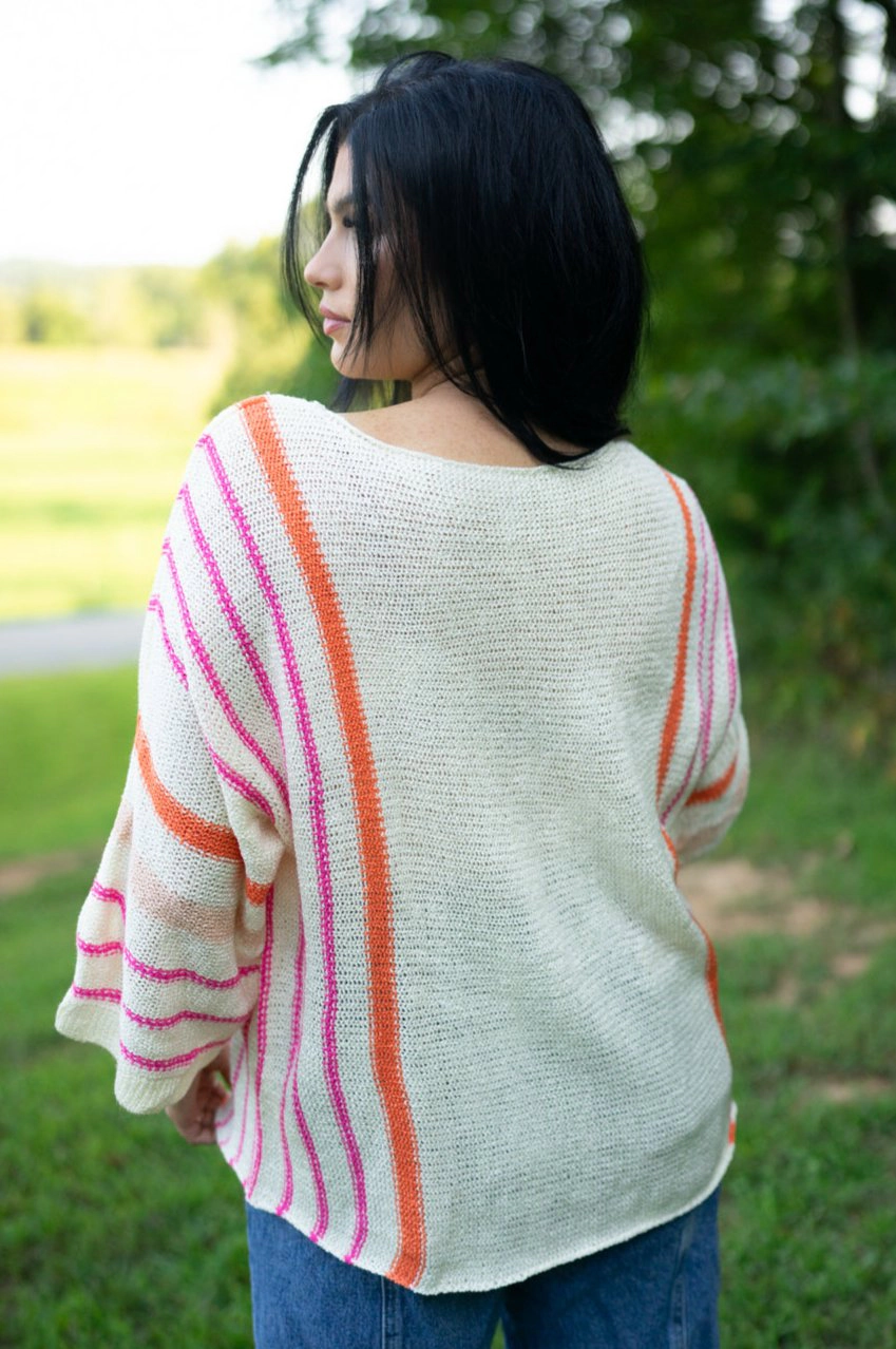Threaded Pear Women's Hayley Wide Sleeve Sweater