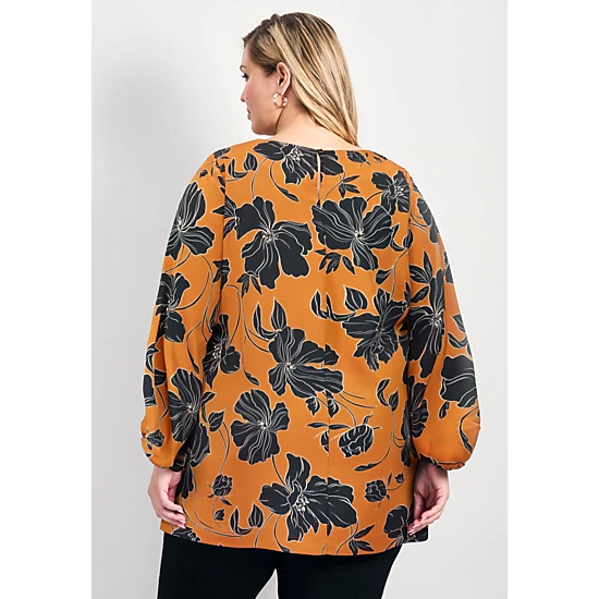 Avenue Women's Plus Size Bella Satin Tunic - JCPenney