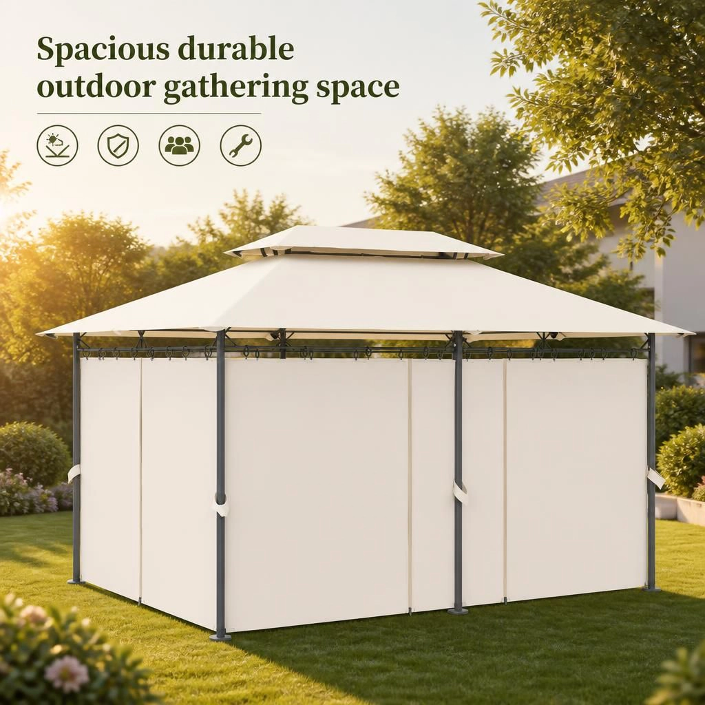 WOW PIONEER Spacious Outdoor Gazebo