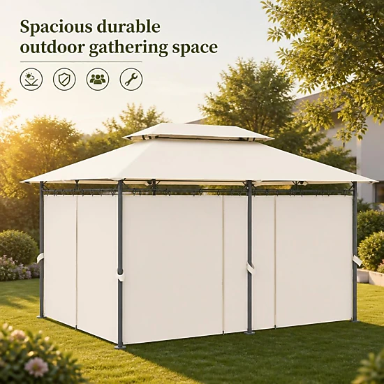 WOW PIONEER Spacious Outdoor Gazebo