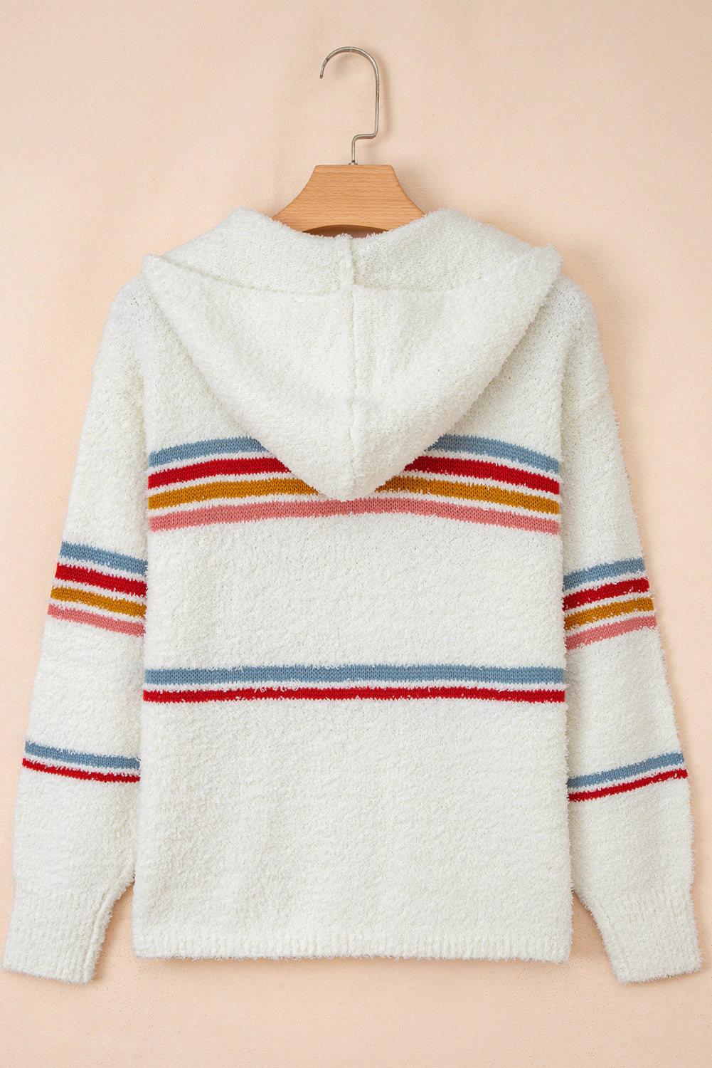 Threaded Pear Women's Lumikara accent Hooded Popcorn Sweater