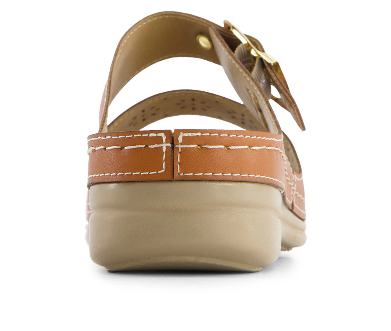 Andrea Womens Double Strap Comfort Sandals