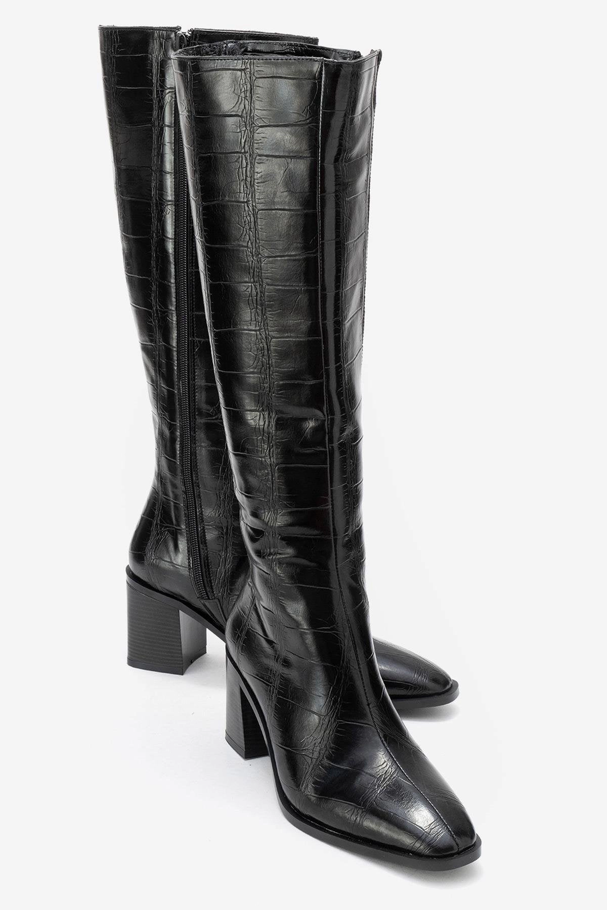 Prologue Shoes Womens Venia Block Heel Boot