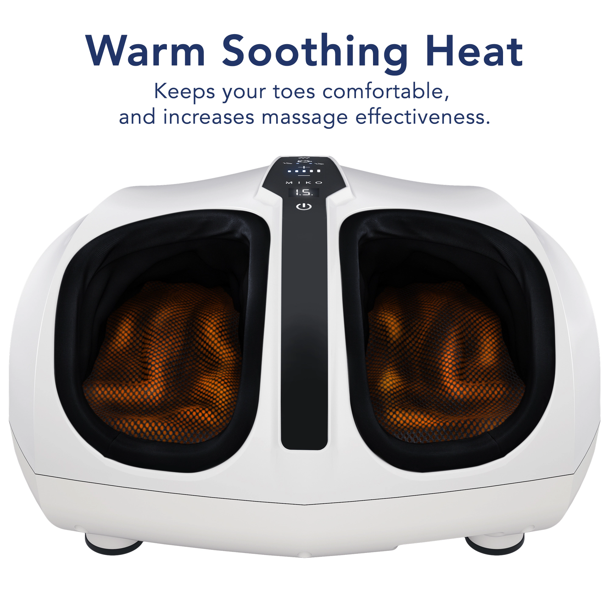 Miko Shiatsu Foot Massager Machine with Kneading and Switchable Heat