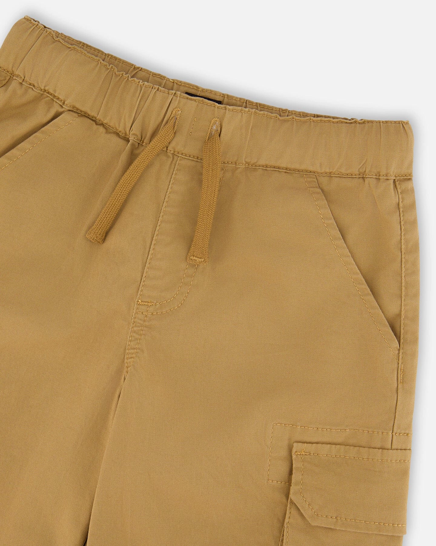 Deux par Boys Stretch Twill Bermuda with Cargo Pockets