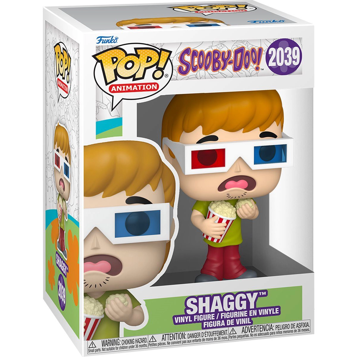 Funko Pop! Scooby Doo: Popcorn Shaggy #2039