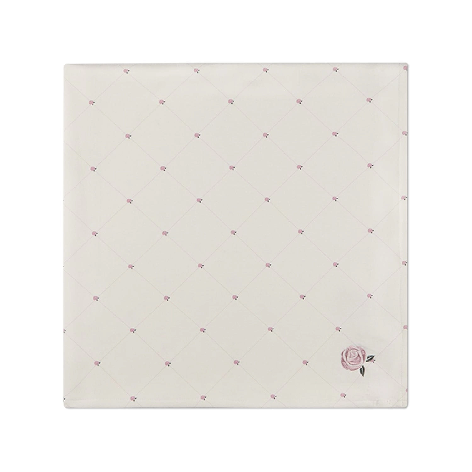MeMoi Baby Girl Rosettes and Stitching Blanket