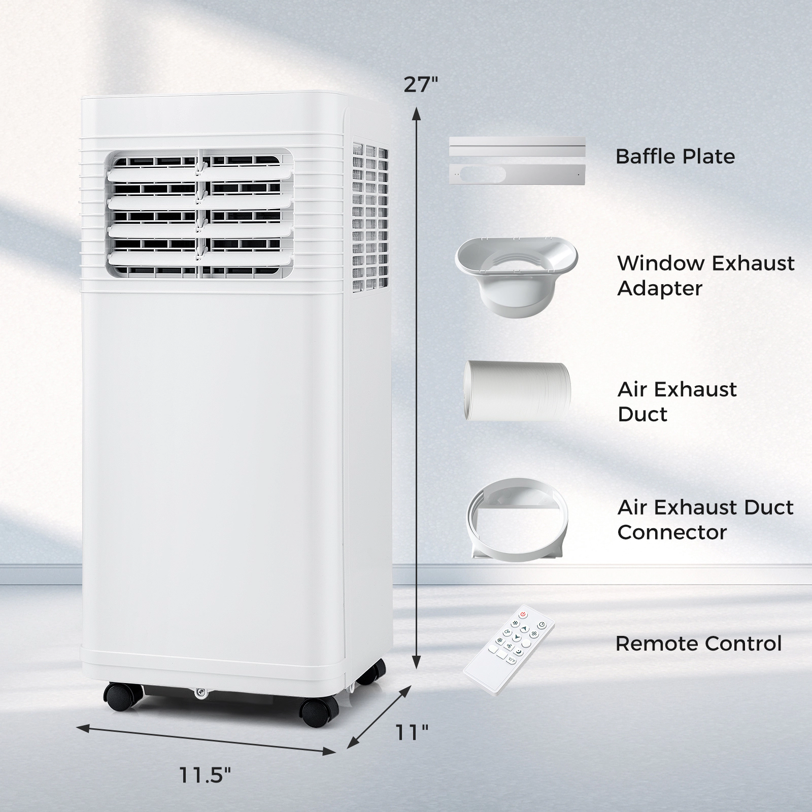 SlickBlue Unisex Portable 8000 BTU Air Conditioner