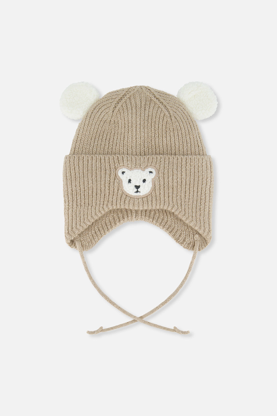 Deux par Unisex Winter Knit Hat with Ear Flaps and Ears