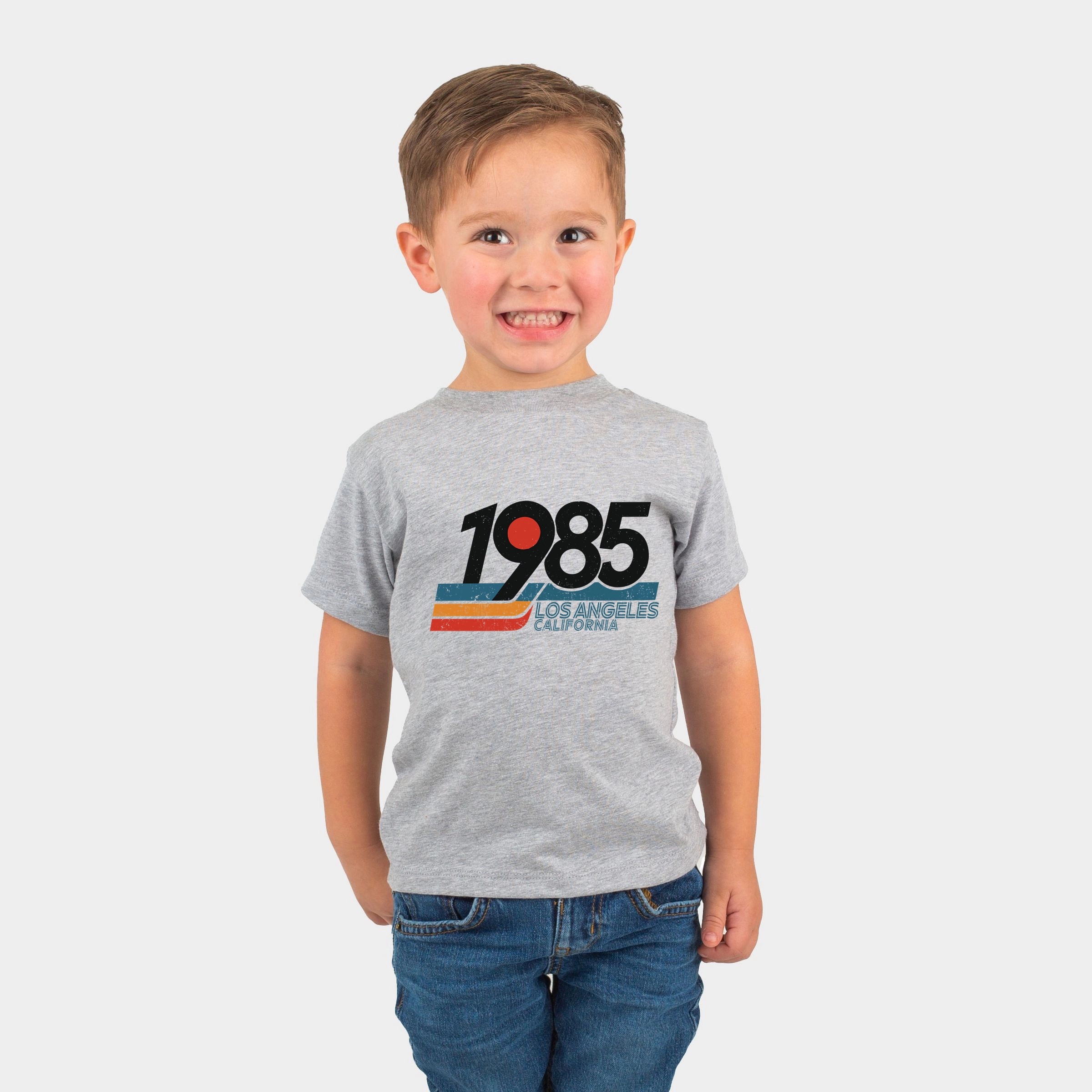 The Juniper Shop - Toddler Short Sleeve Graphic T-Shirt Retro 1985 Los Angeles