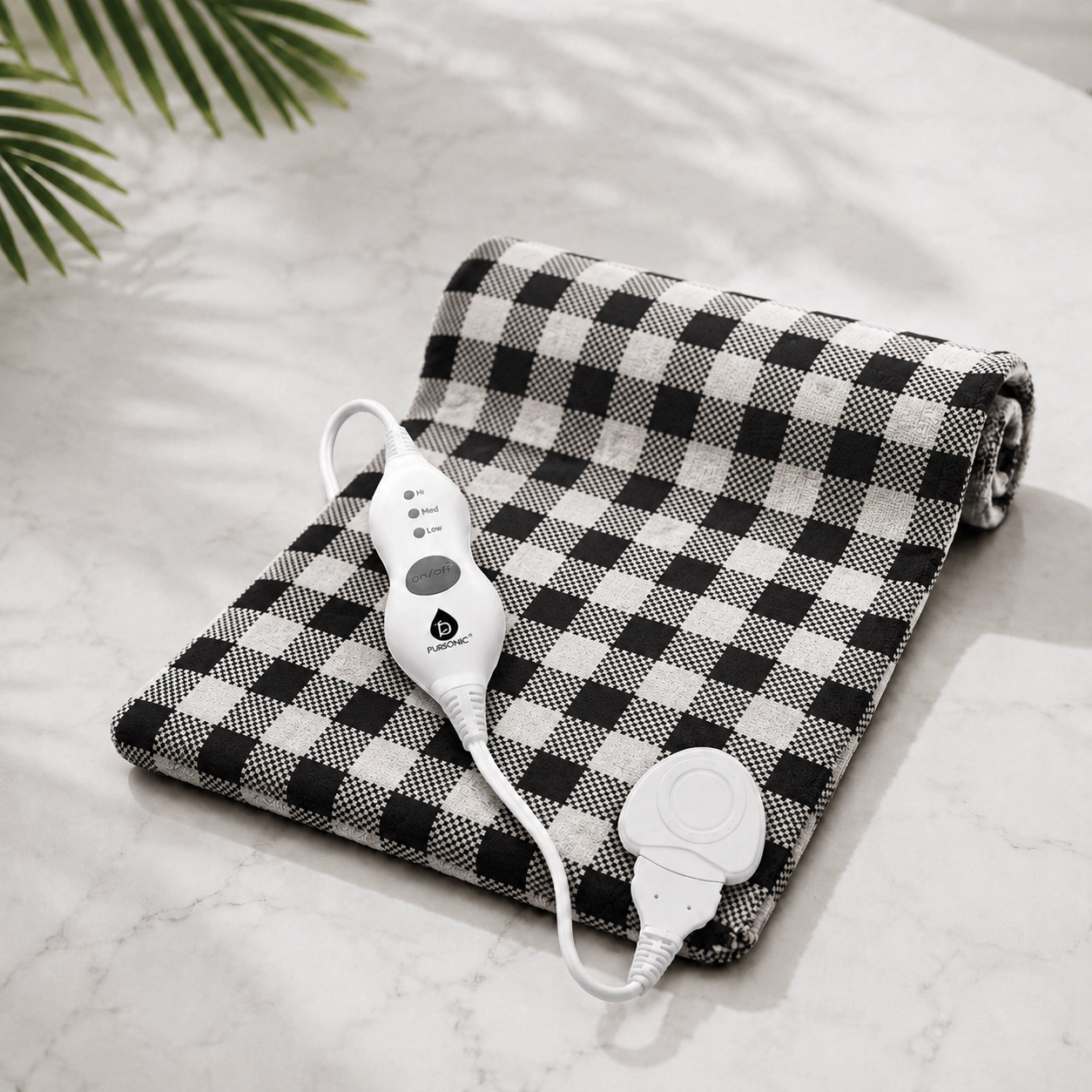 Pursonic Unisex Electric Moist Heat Therapy Heating Pad with 3 Settings