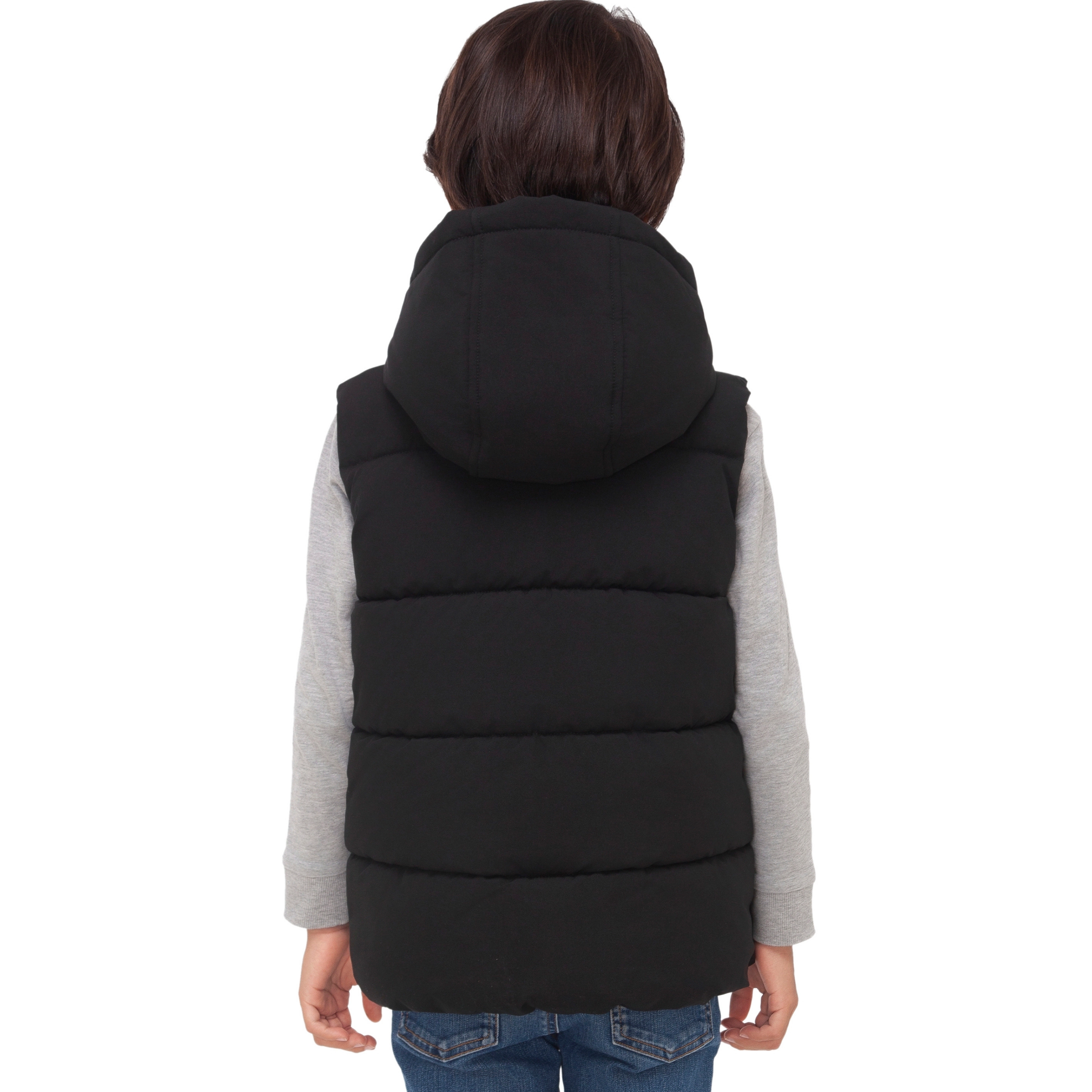 Rokka&Rolla Little & Big Kid Boys Everett Hooded Puffer Vest