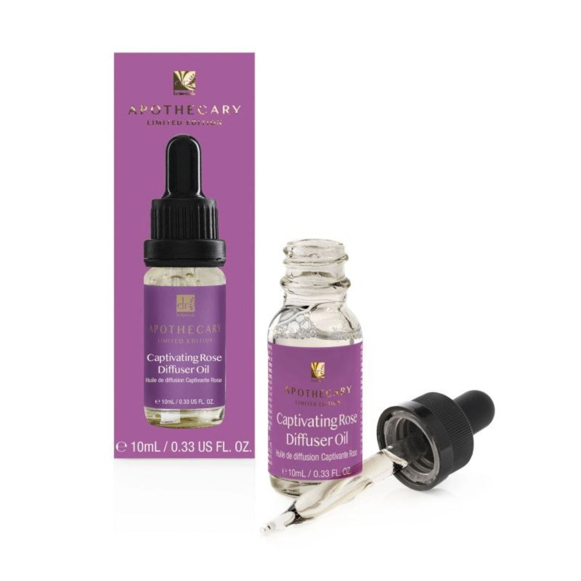 Dr Botanicals Captivating Rose Diffuser Oil 10ml - Floral Home Fragrance