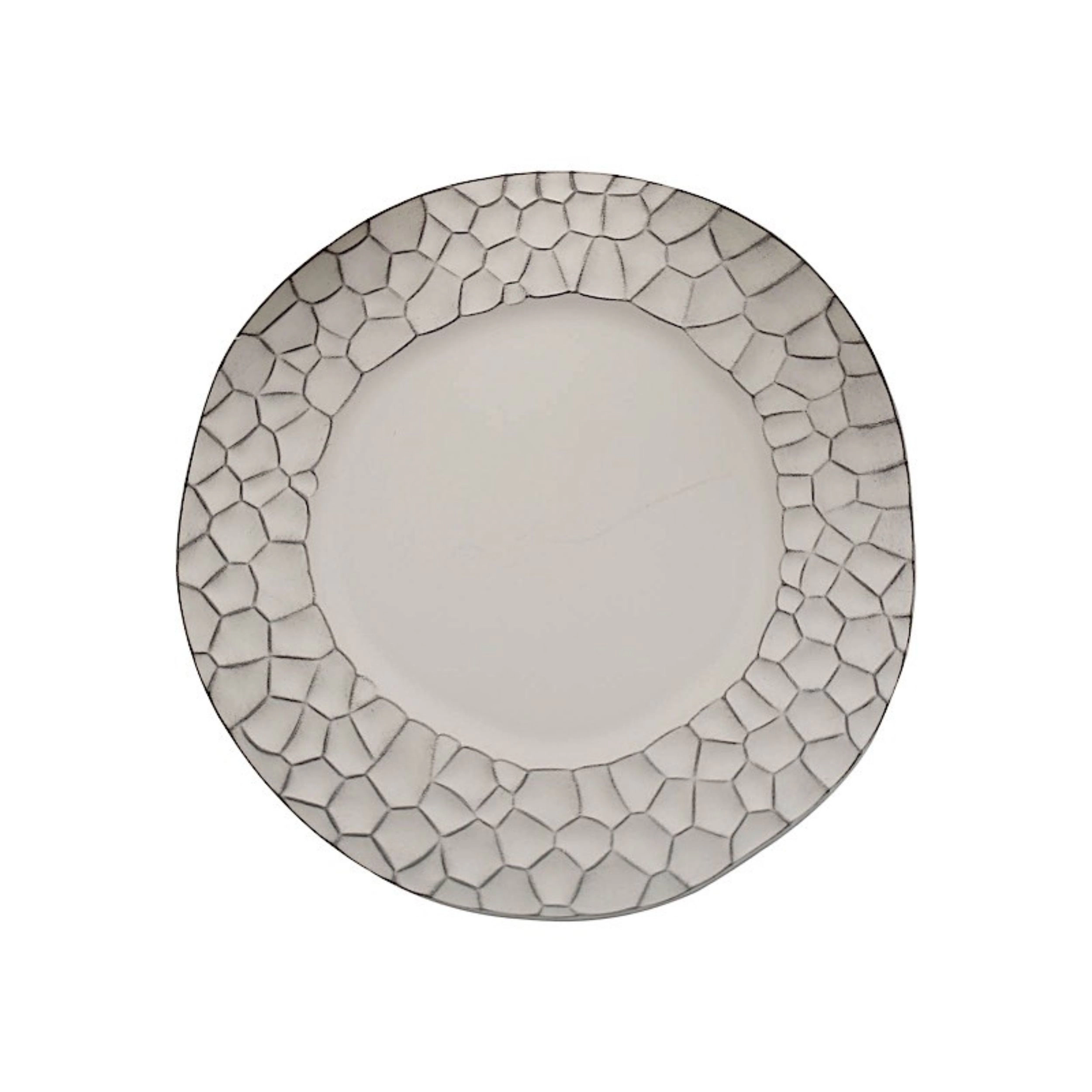 Home Collection Set of 6 Animal Print Rim Charger Plates