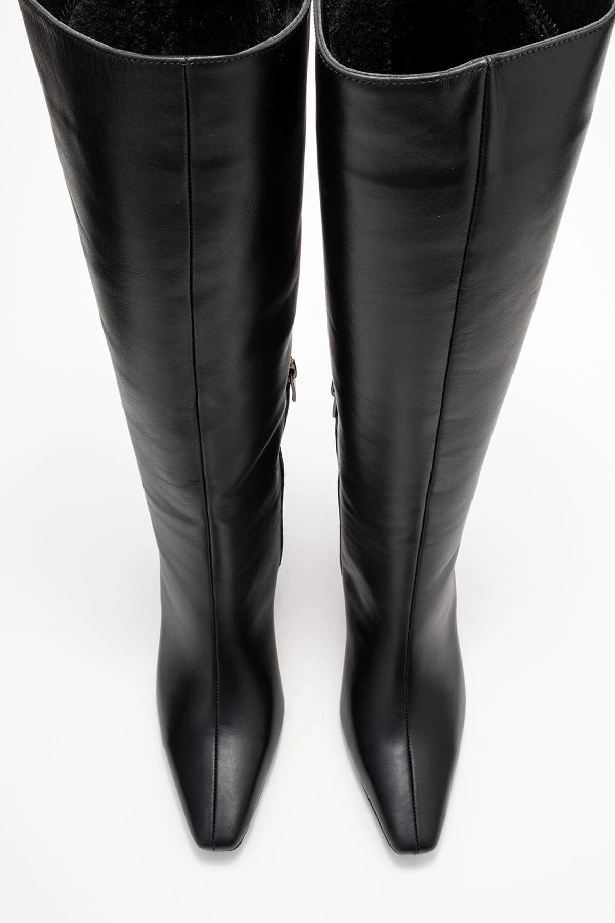 Forever & Always Womens Velencia Leather Knee High Boots