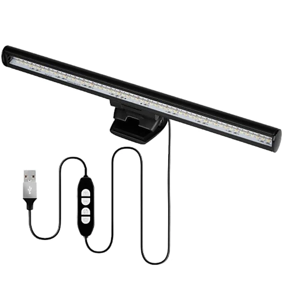 Home Collection 10.24 Inch USB LED Computer Monitor Light Bar Dimmable Desk Lamp