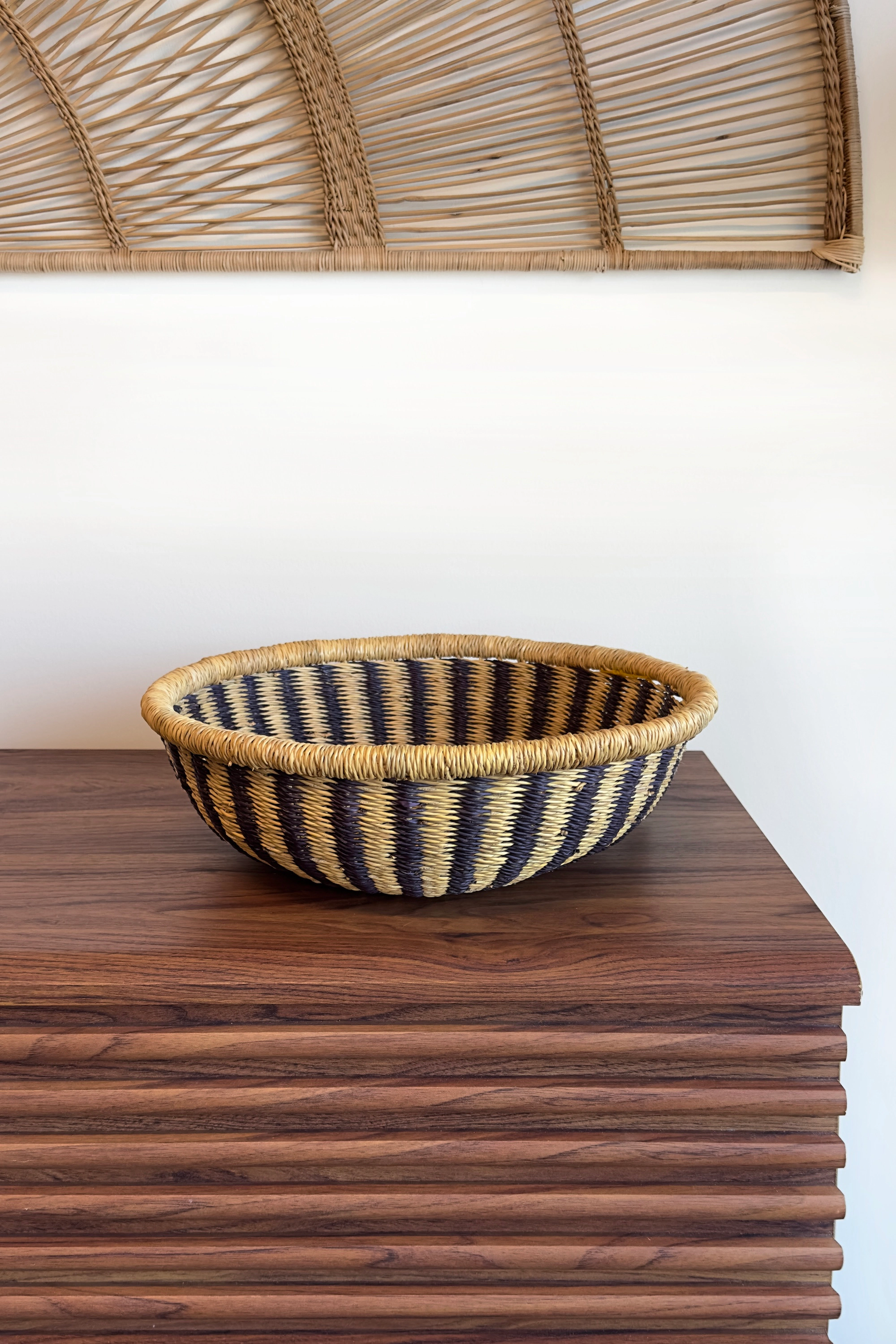 Mbare Handwoven Tray Basket