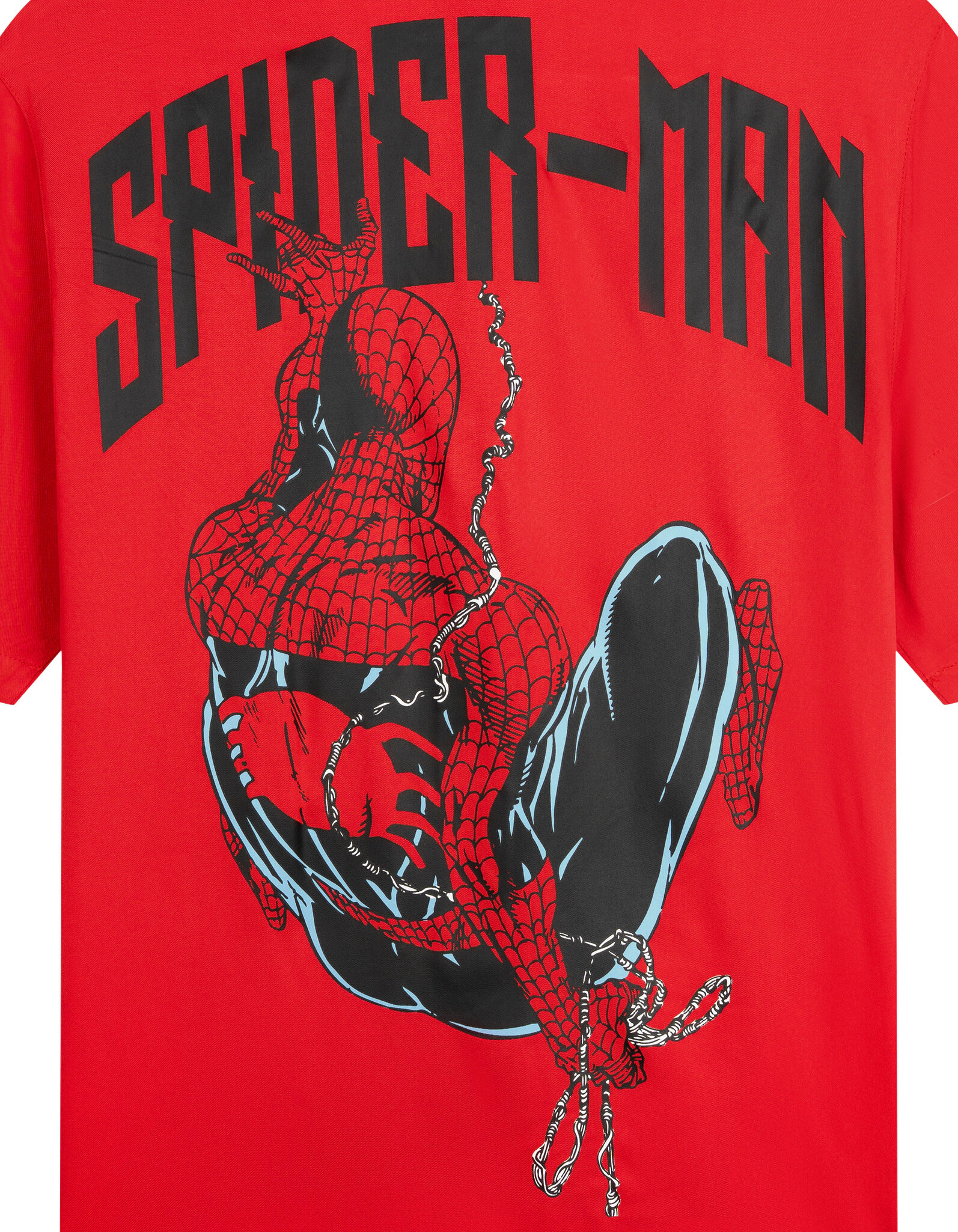 Marvel Spider-Man Matching Family Hawaiian Short Sleeve Button Down Shirt