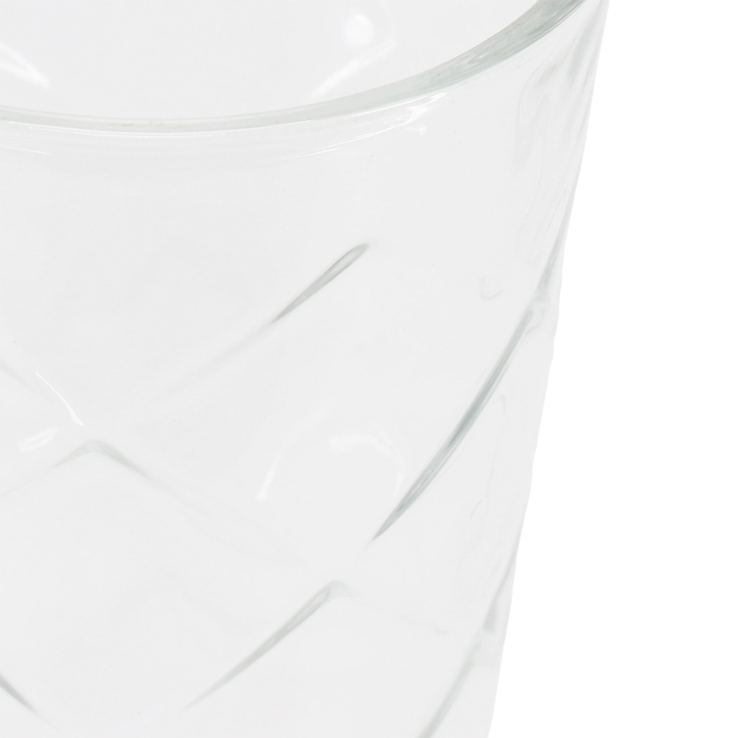 Gibson Home Lattice 4 Piece 13.5 Ounce Double Old-Fashioned Glass Set
