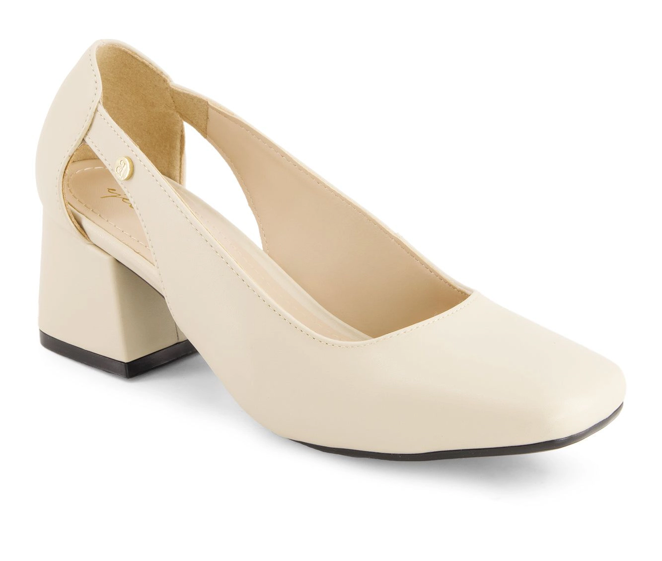 Andrea Womens Square Toe Pumps