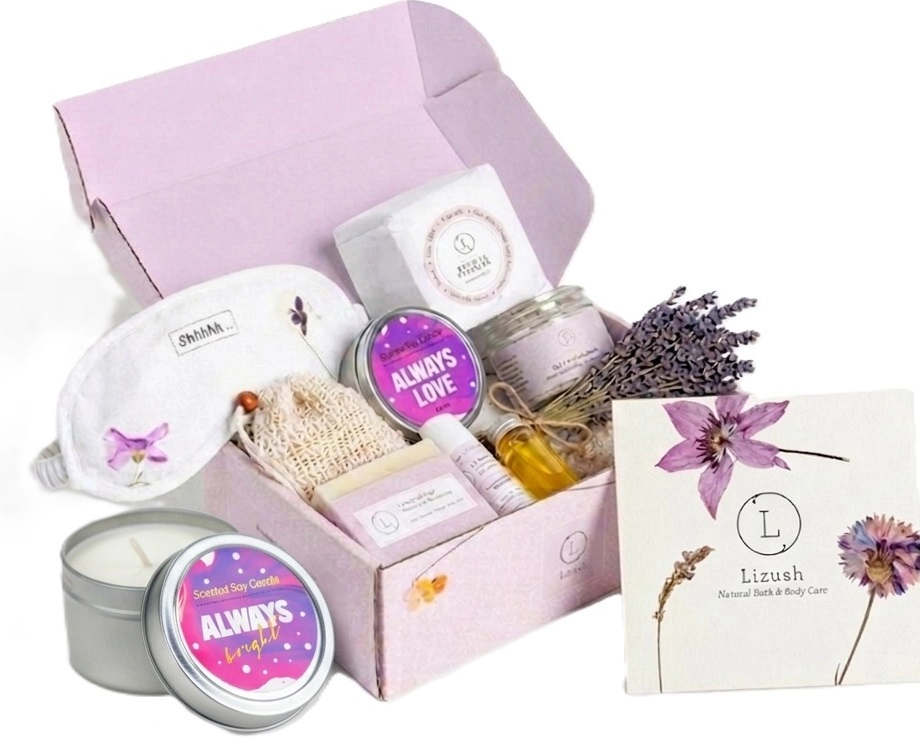 Lizush Lavender Bath and Body Gift Set