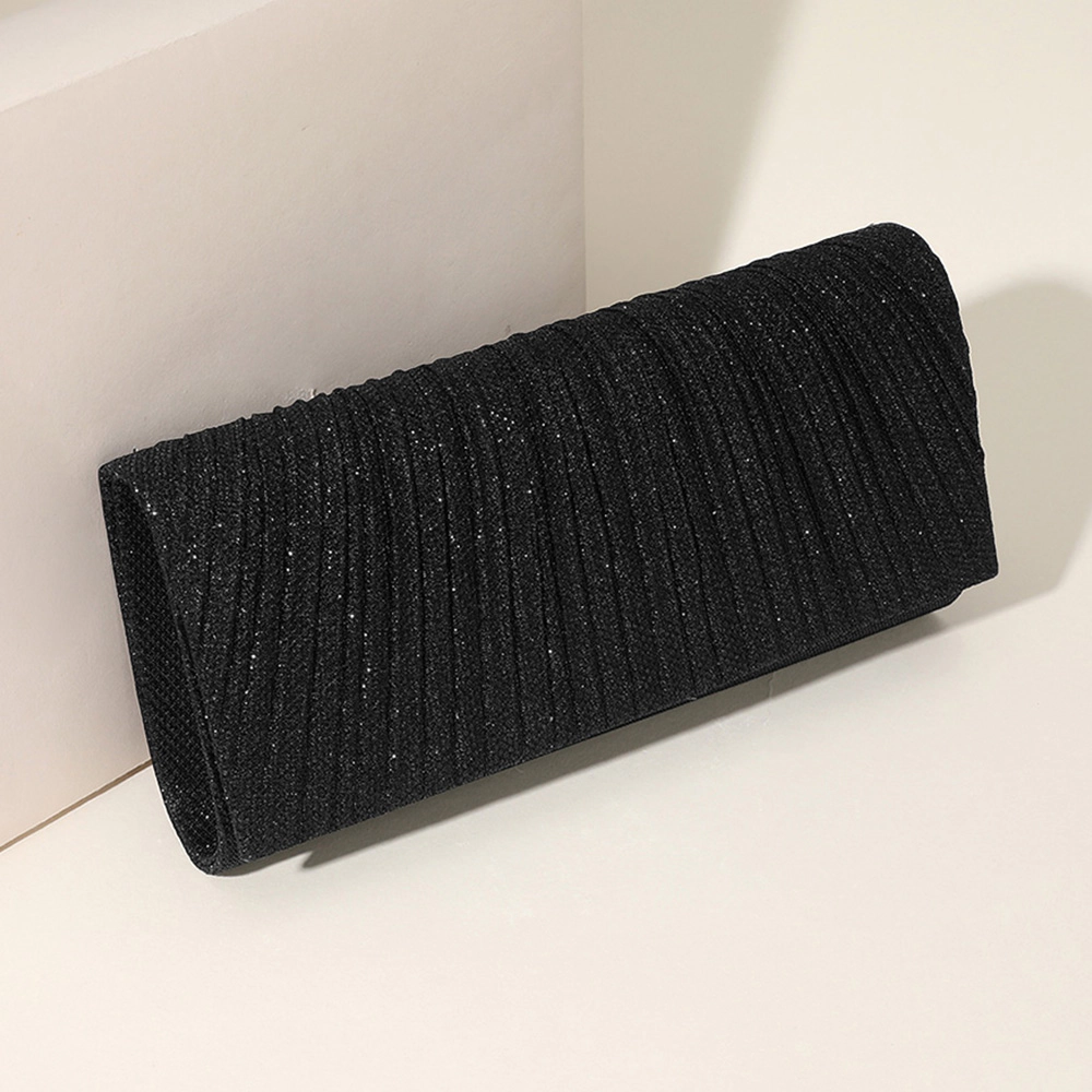 FASHNZFAB Sparkly Fabric Evening Clutch / Crossbody Bag
