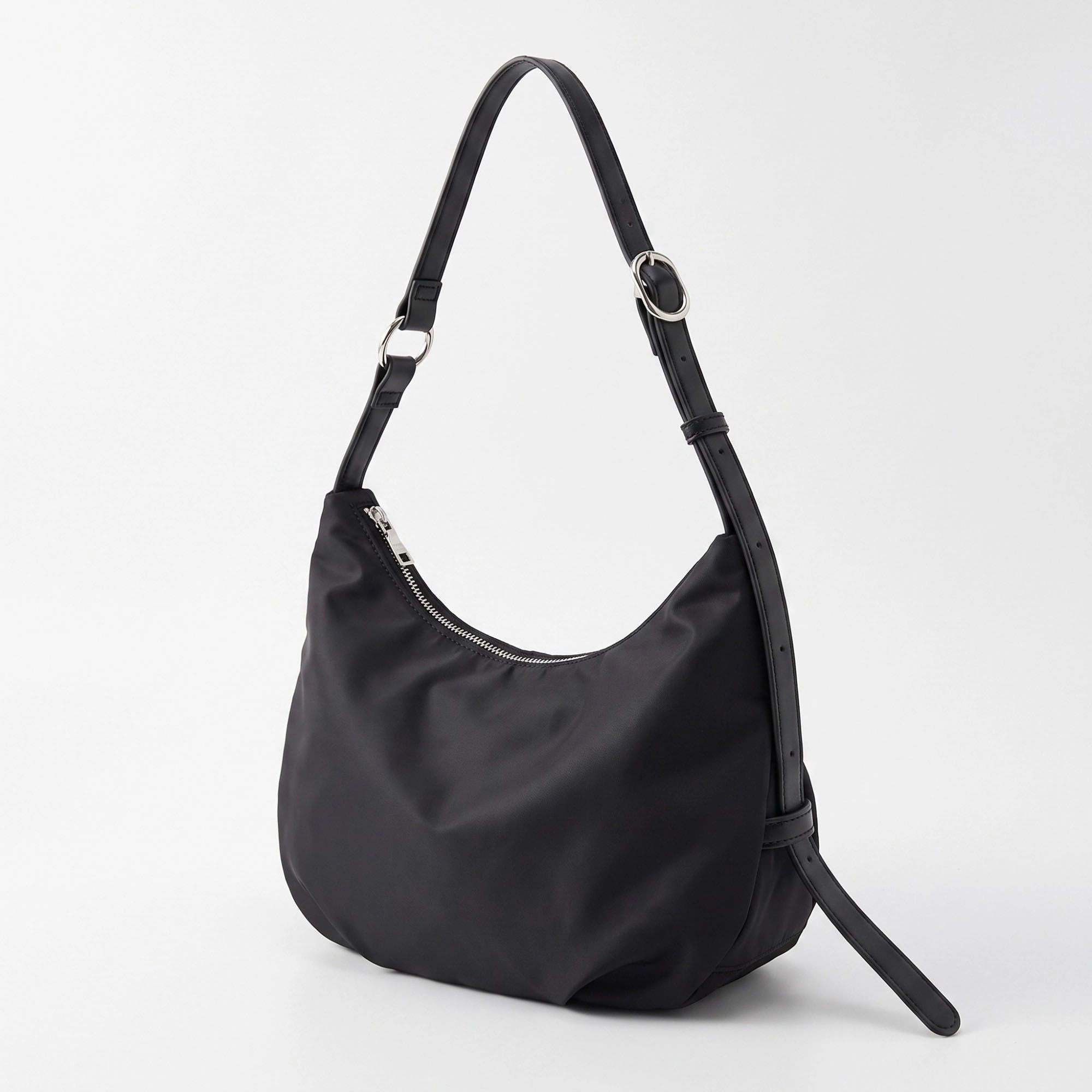 Alilang Women's Soft Hobo Shoulder Bag with Adjustable Strap and Zip Closure