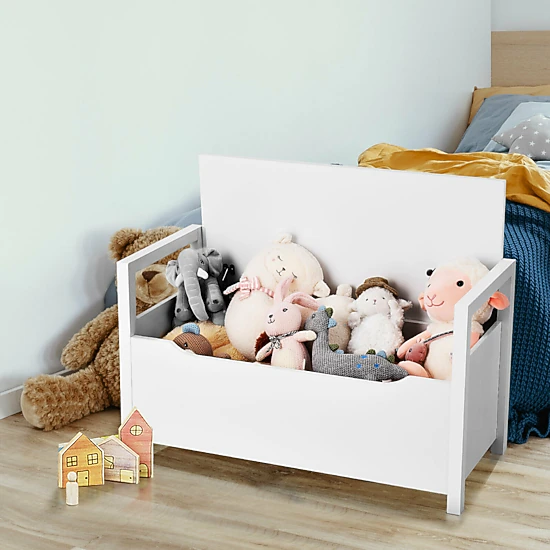 Hivvago Shoe Storage Bench with Cushion Seat for Entryway