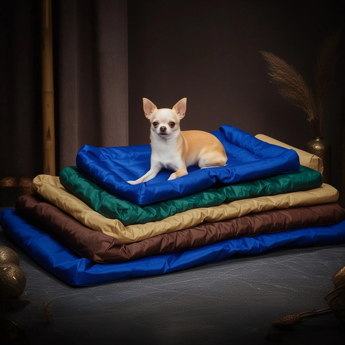 Slumber Pet Water Resistant Bed, Royal Blue - Extra Large