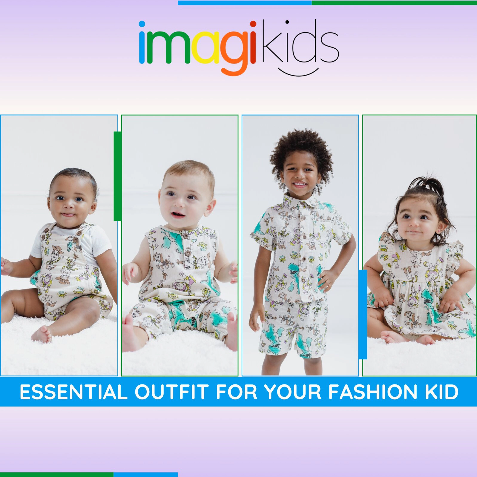 Disney Toy Story Gauze Romper and Shirt Shorts Set