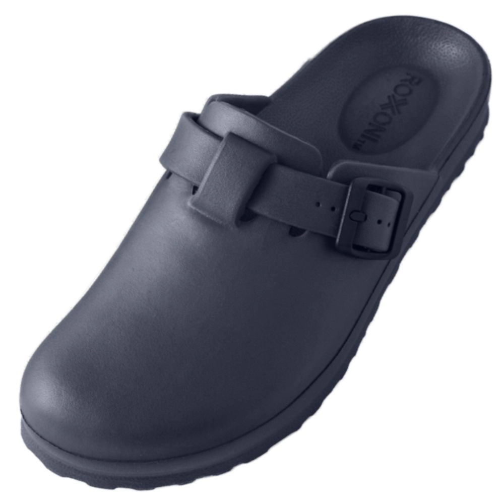 Roxoni Women’s Clogs – Adjustable Buckle, Anti-Slip Sole, Stylish Mules & Slippers
