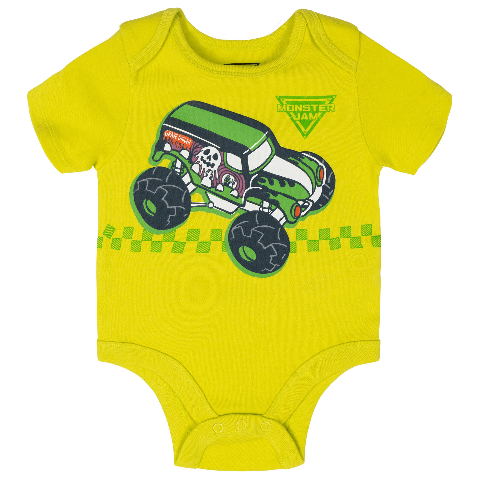 Monster Jam Baby Boys' 5-Pack Short Sleeve Bodysuits