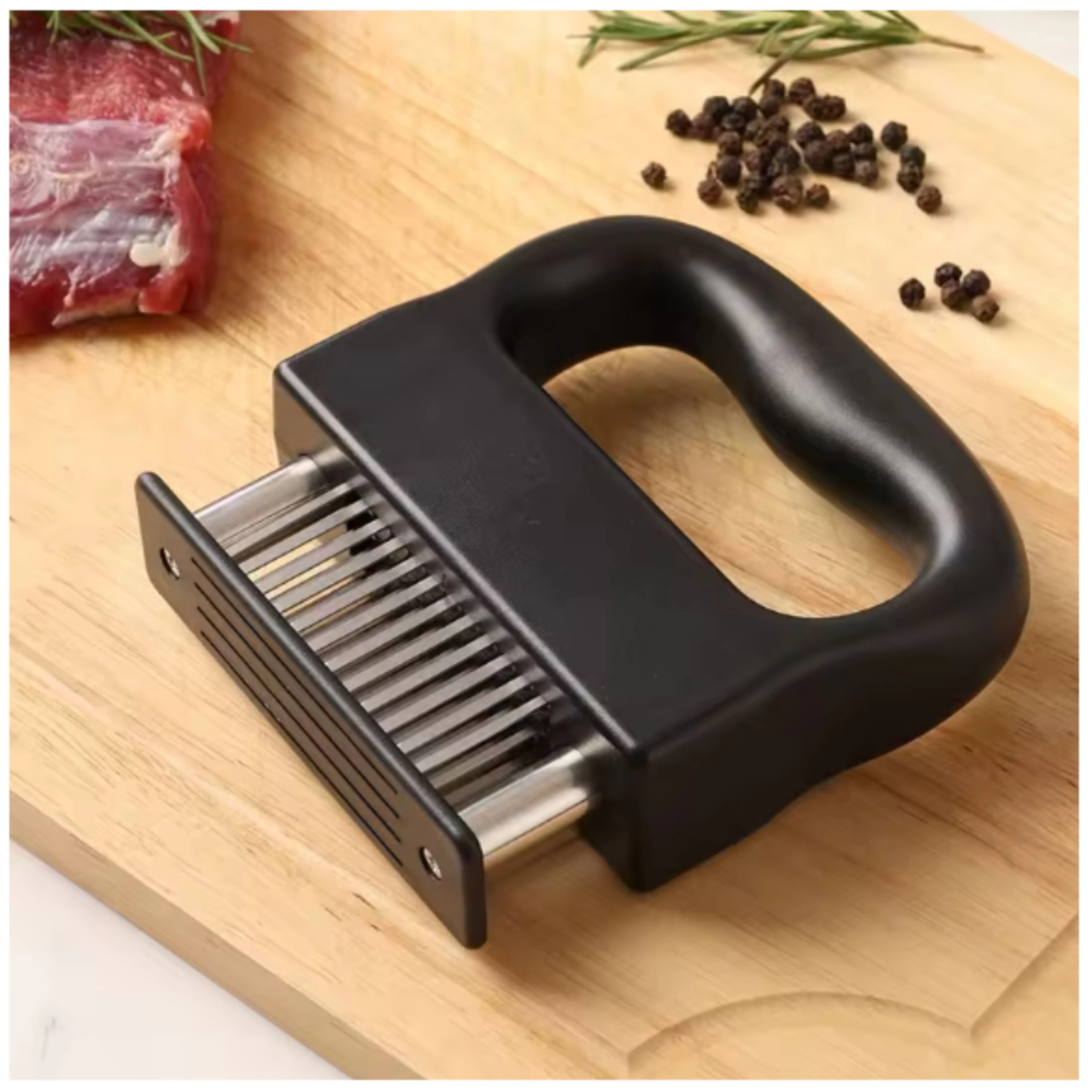 Kitcheniva Stainless Steel Meat Tenderizer For Steaks, Chicken, Pork