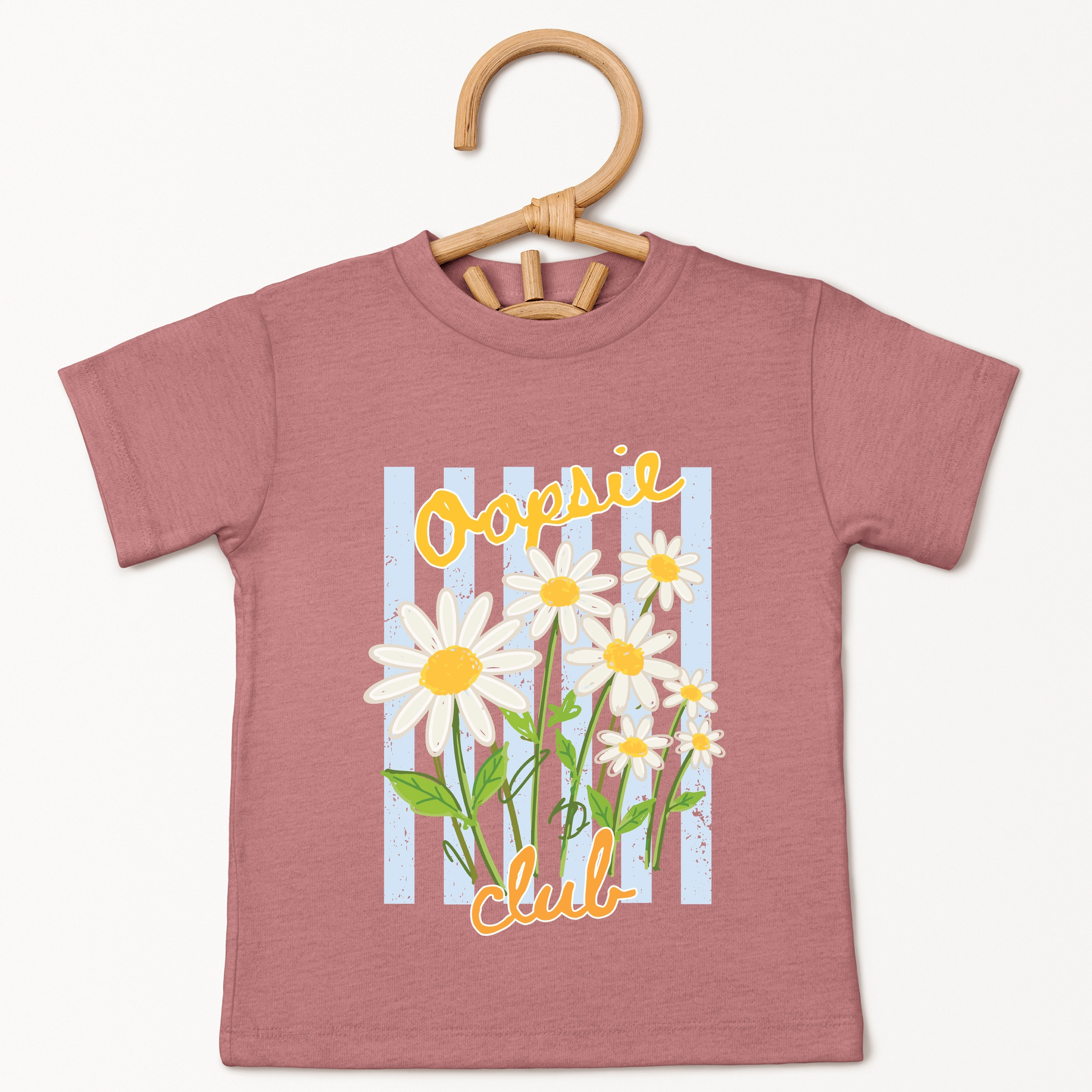 The Juniper Shop - Toddler Short Sleeve Graphic T-Shirt Oopsie Daisy Club Stripes