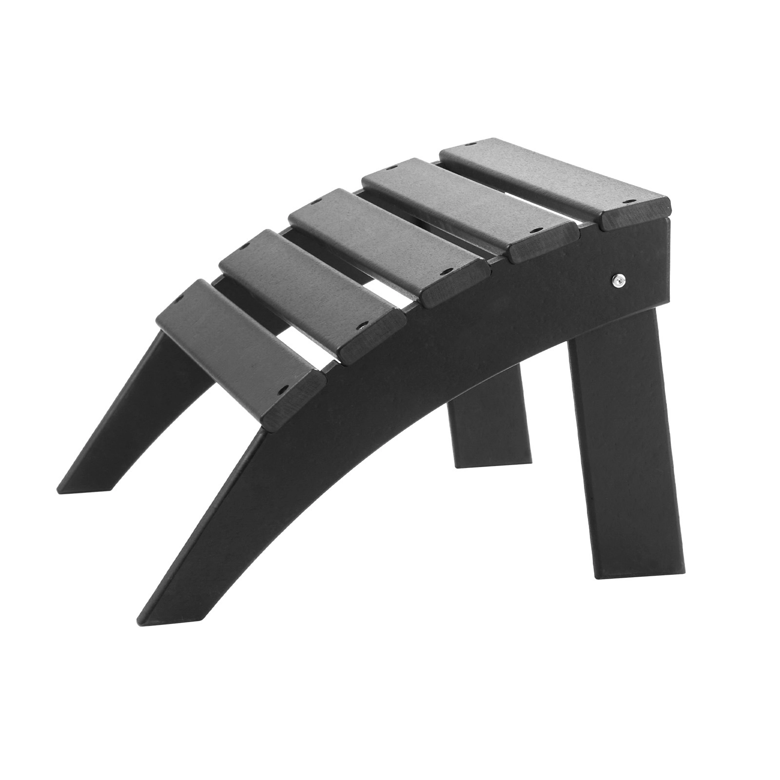 HONGGE Adirondack Ottoman HDPE Plastic Folding Weather-Resistant Foot Rest for Chair