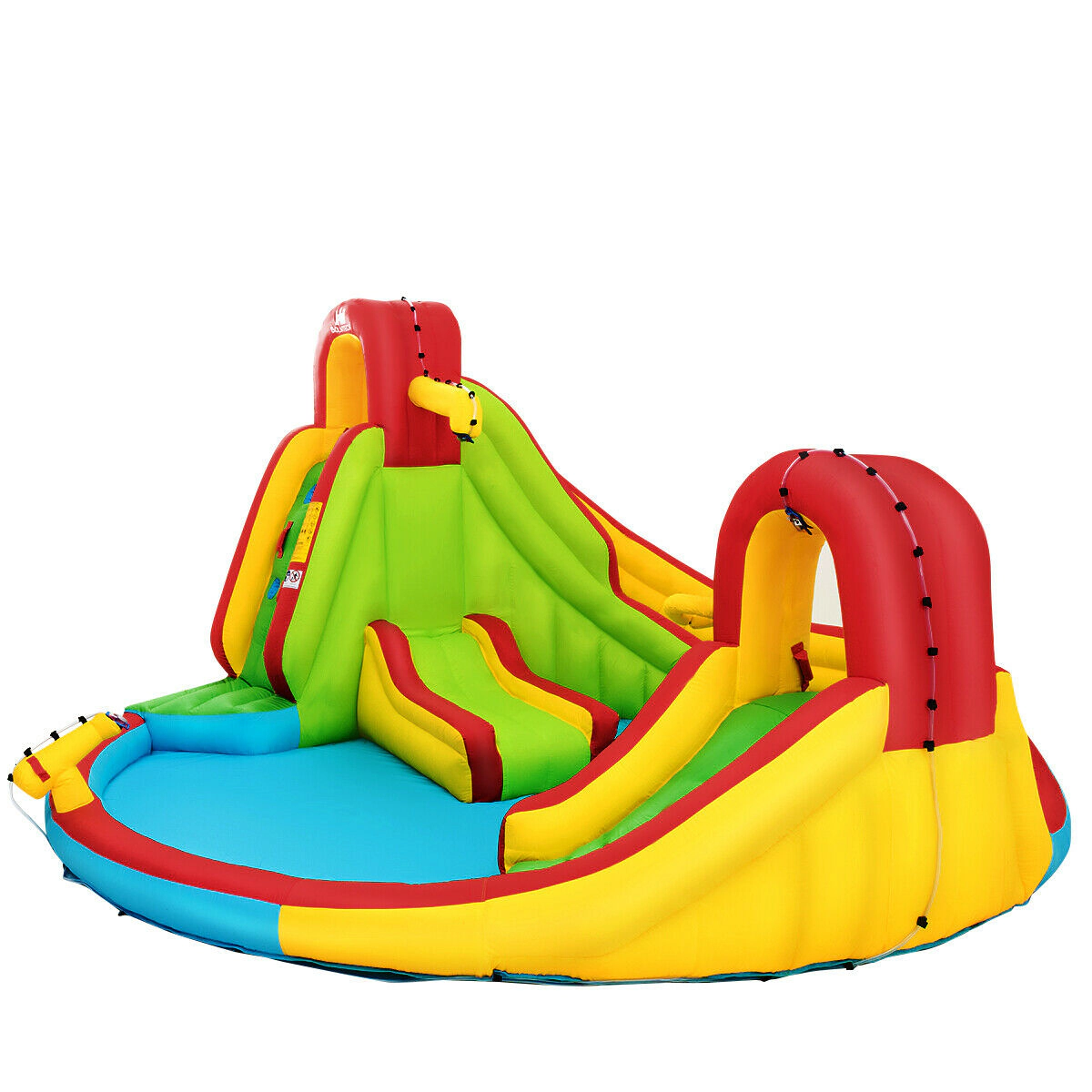Hivvago Kids Gift Inflatable Water Slide Bounce Park with 480 W Blower