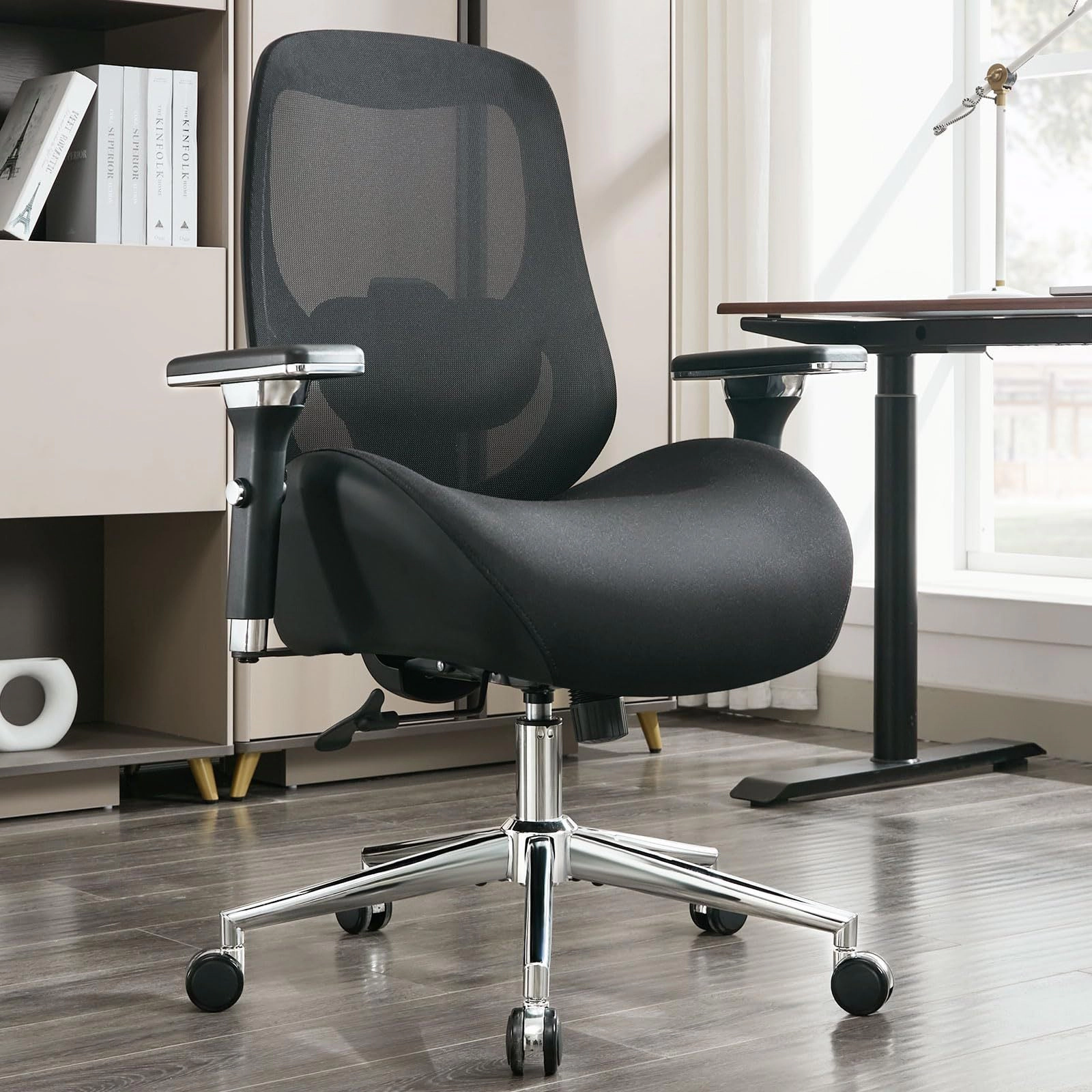 Platinum-Level Office Chairs Big And Tall Office Chair With Wide Seat Cushion And Ergonomic Support For Heavy Adults